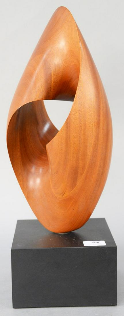 Robert Longhurst (B 1949), Arabesque, carved wood (1 of 3)