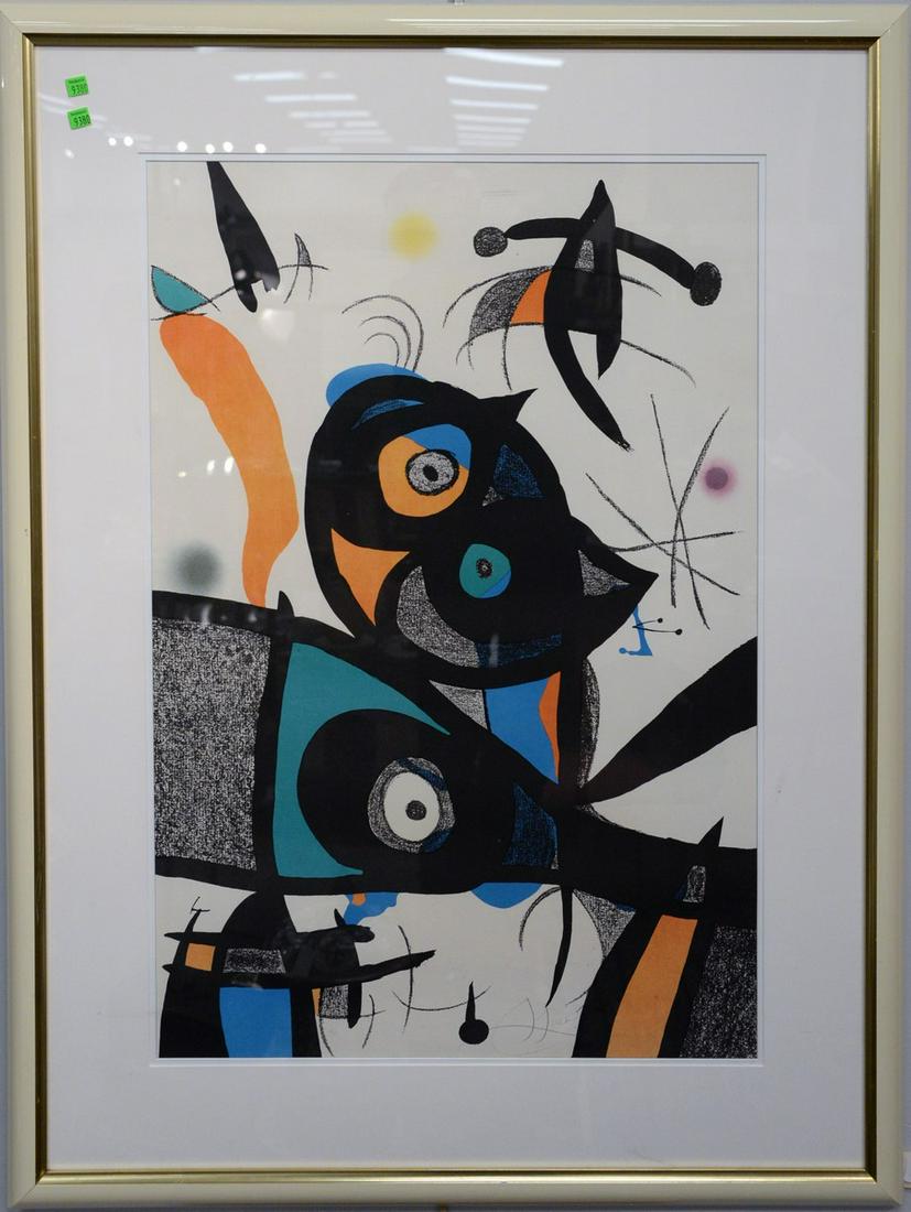 Joan Miro (1893 - 1983), From Oda to Joan Miro 1973, (1 of 5)