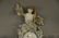 Pair of German Porcelain and Bronze Two Light Sconces, - 2