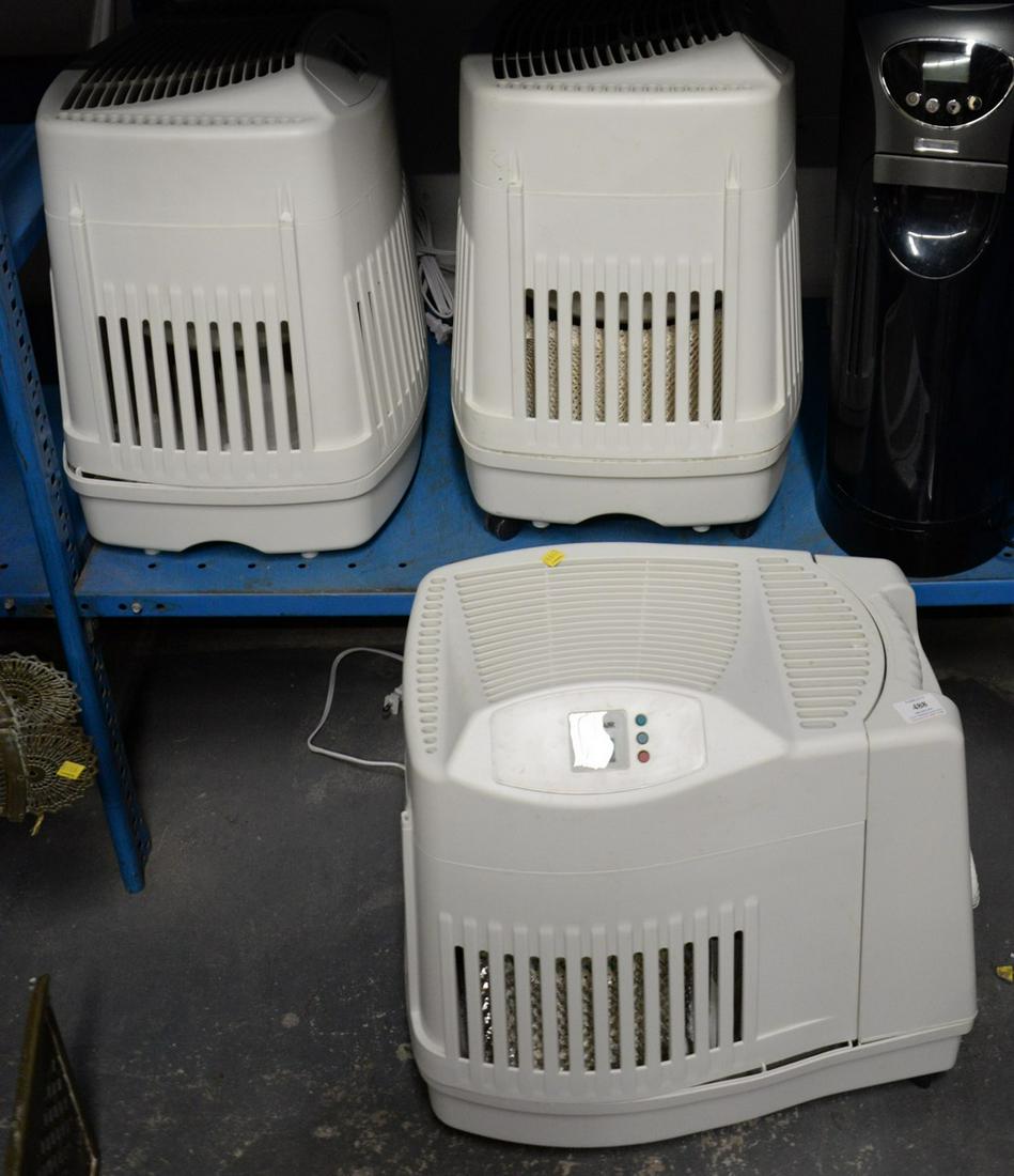 Three moist air humidifiers and a Bionaire. Provenance:: Three moist air humidifiers and a Bionaire. Provenance: Former home of Mel Gibson, Old Mill Rd, Greenwich, CT