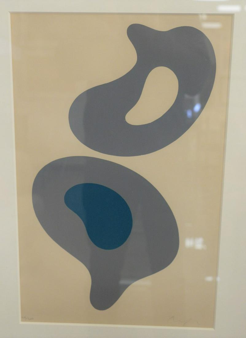 Jean (Hans) Arp (American, 1886 - 1966), "Nimeton",: Jean (Hans) Arp (American, 1886 - 1966), "Nimeton", c.1960, silkscreen in color, signed lower right, ed. 106/200, 22" h. x 14 1/2" w..