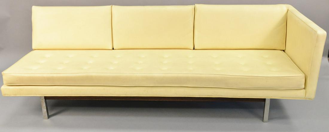 Knoll style sectional, 90" l., 83 1/2" l.: Knoll style sectional, 90" l., 83 1/2" l.