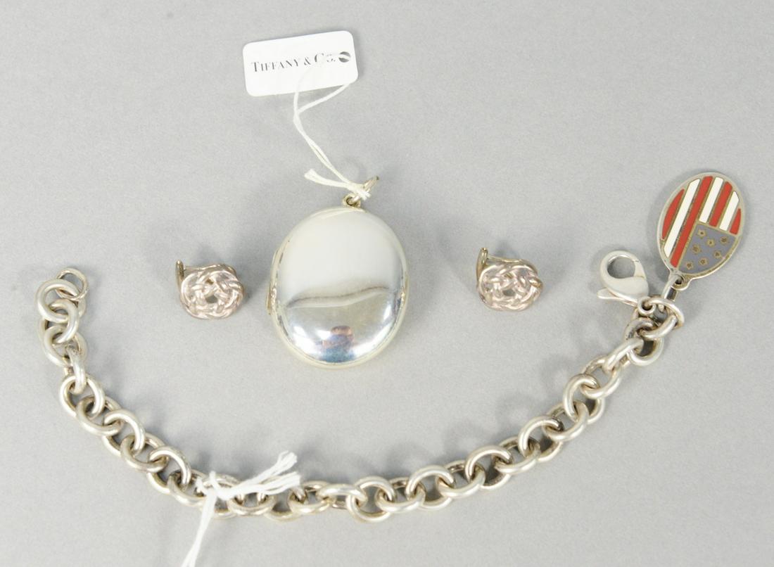 Four piece lot of Tiffany and Company sterling silver (1 of 3)