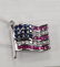 18 karat white gold, diamond, ruby, and sapphire - 3