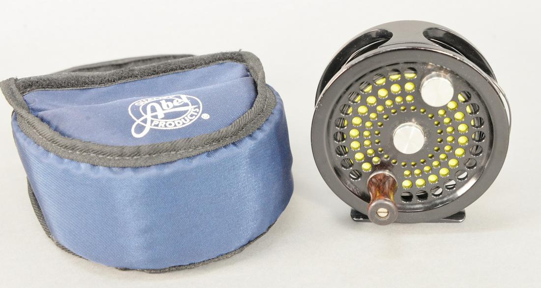 Abel #3 Fly Reel #1482. Estate of Michael Coe, PhD, New (1 of 3)