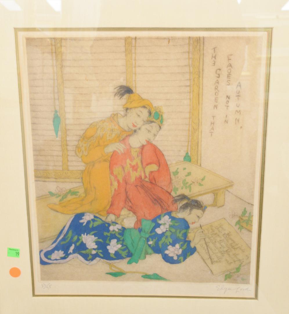 Elyse Ashe Lord (1900 - 1971), "The Garden that Fades (1 of 4)