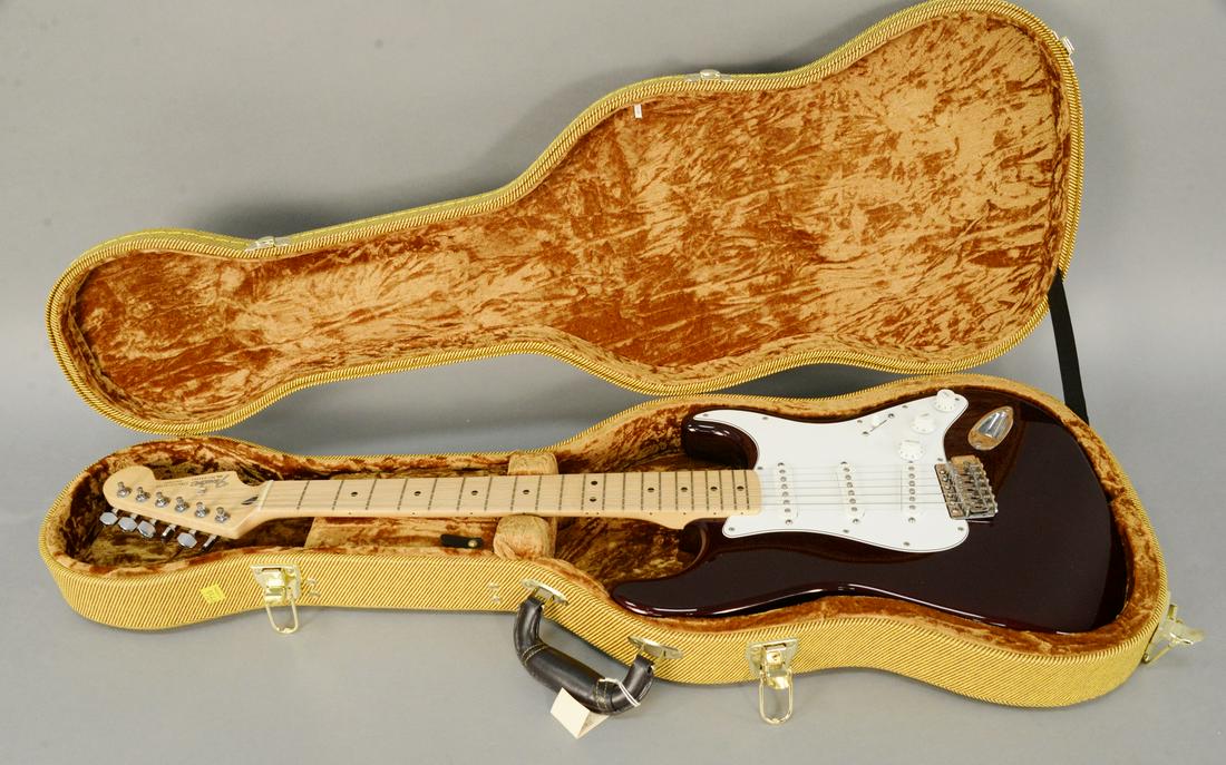 Fender Stratocaster guitar in purple finish, made in (1 of 5)