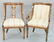 Set of eight custom mahogany Sheraton style dining