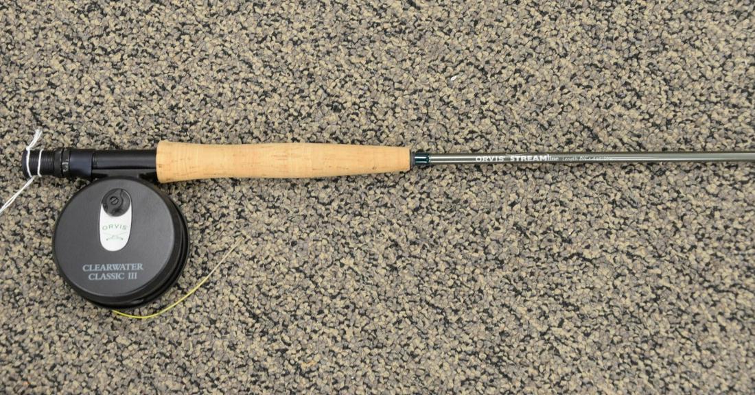 Orvis Streamline, 2pt. Fly Rod, #4, 8 1/2' along with (1 of 3)