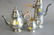Three piece English sterling silver tea and coffee set, - 2