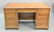 Louis XVI style mahogany desk having brass mounts and