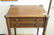 Sheraton mahogany two drawer stand with turret corners, - 2