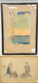 Three 19th C. Japanese woodblock prints, Japanese