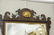 Henkel Harris mahogany framed beveled mirror, - 2