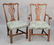 Set of twelve Chippendale-style dining chairs to