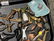 Tray lot of assorted collectibles to include leg and