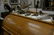 Large oak roll-top desk with fitted interior and - 5