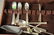 Fifty-five piece sterling silver flatware set to - 3