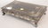 Small Chinese hardwood stand having mother of pearl