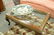 Henredon Louis XV style coffee table with inset glass - 2