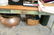 Large group of assorted items to include leather desk - 2