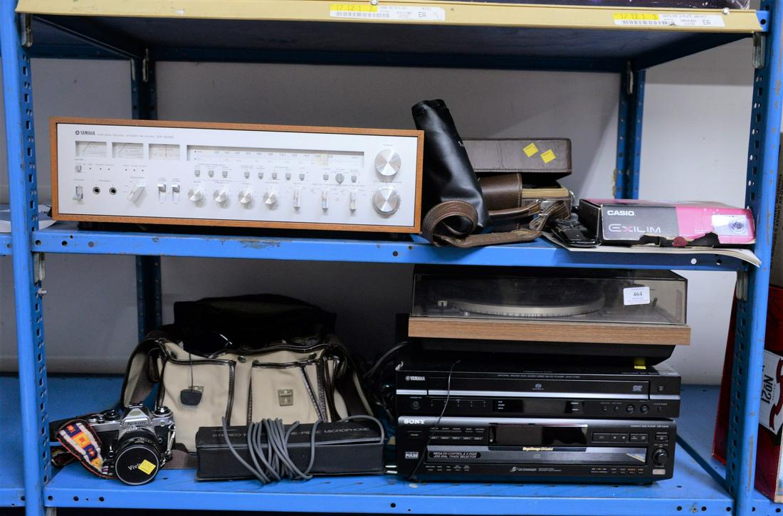 Group of electronics to include Canon FTB camera, (1 of 5)