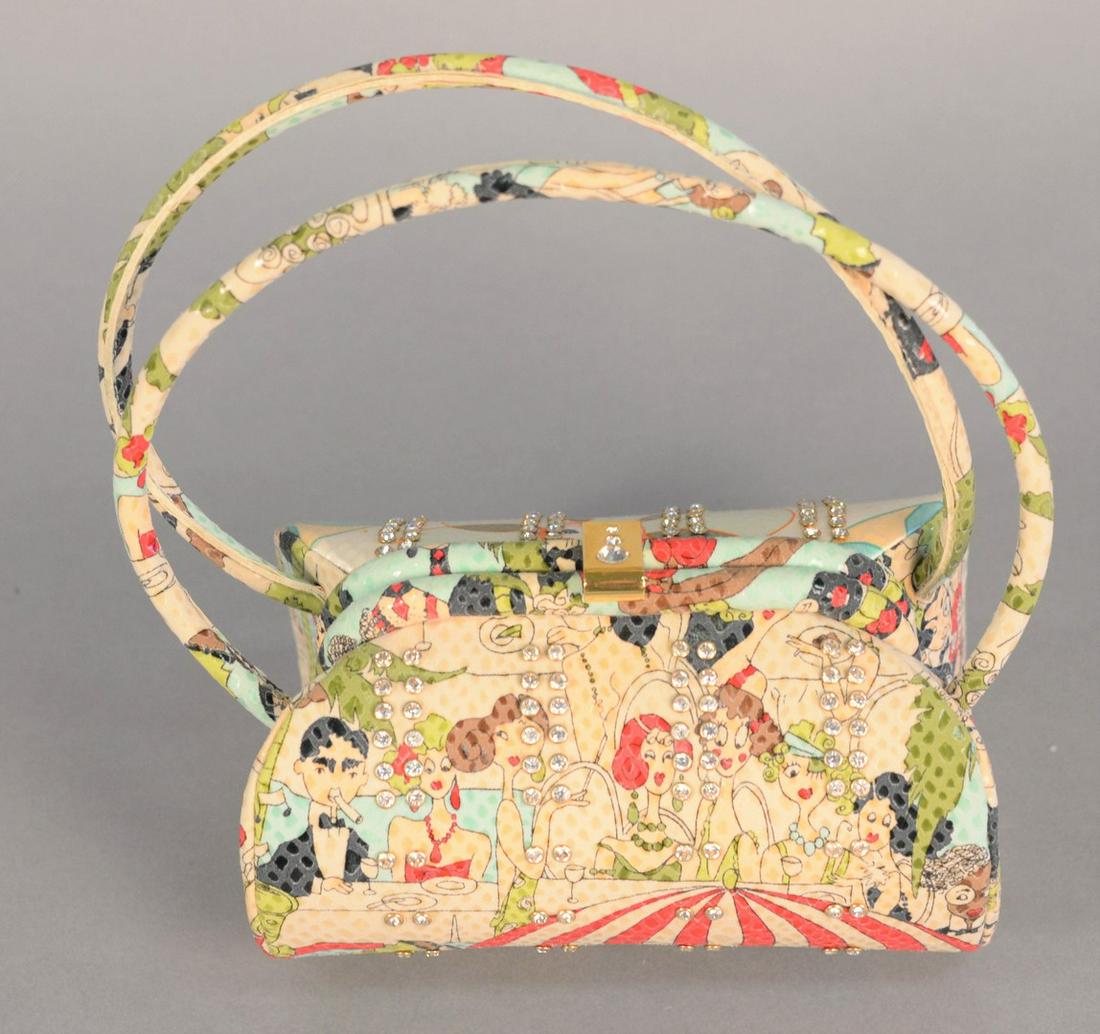 John Galliano purse, "Deco Patchwork" with Neiman (1 of 5)