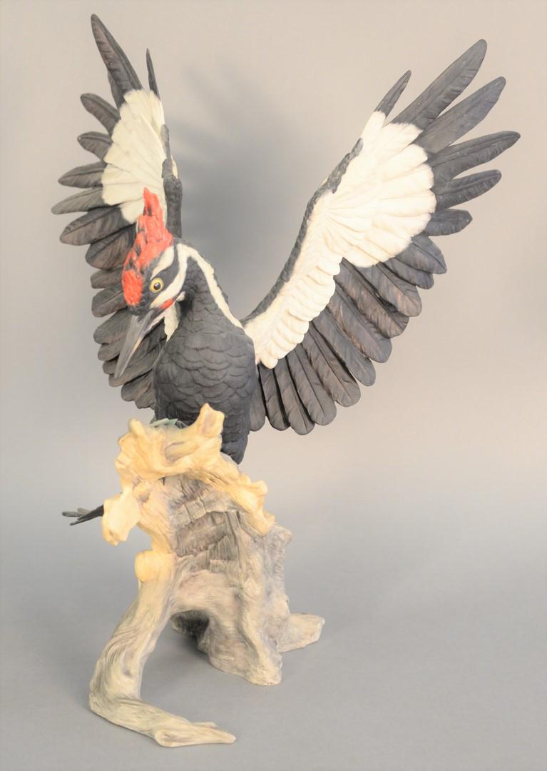 Boehm "Pileated Woodpecker", limited edition porcelain (1 of 4)