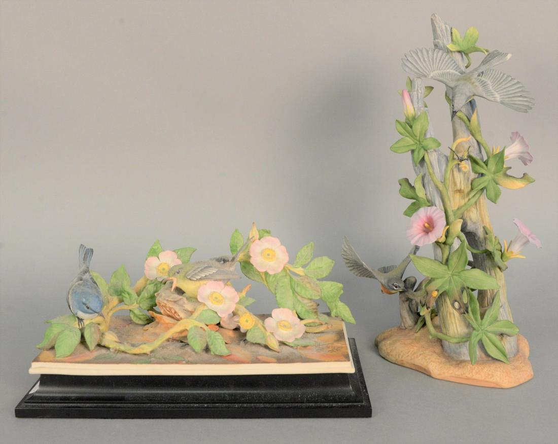 Two Boehm porcelain sculptures to include "Parula (1 of 2)