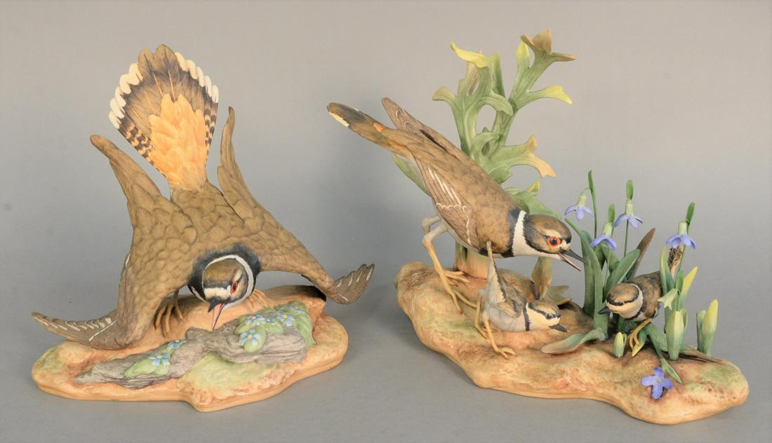 Pair of Boehm "Killdeer" porcelain sculptures to (1 of 4)