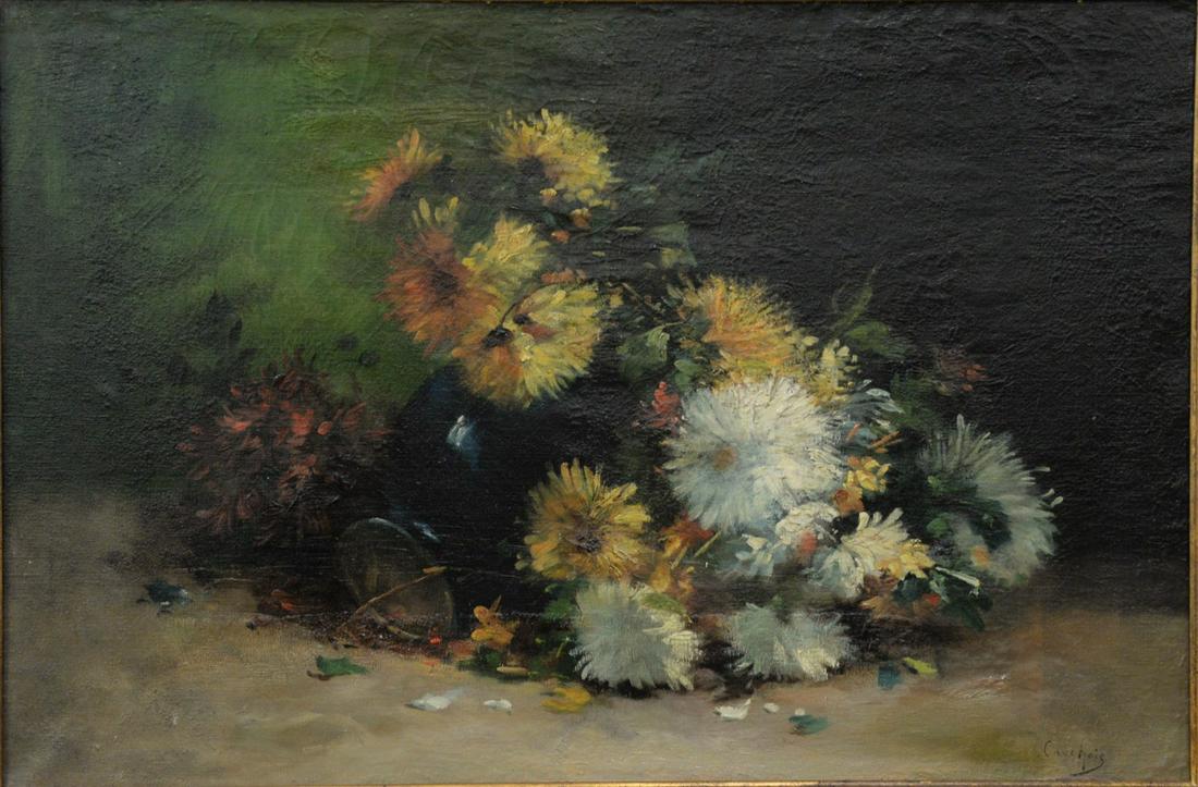 Eugene Henri Cauchois (1850-1911), oil on canvas, still (1 of 4)