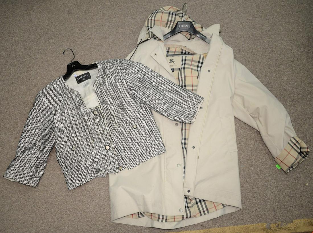 Two jackets to include Chanel along with Burberry (1 of 5)