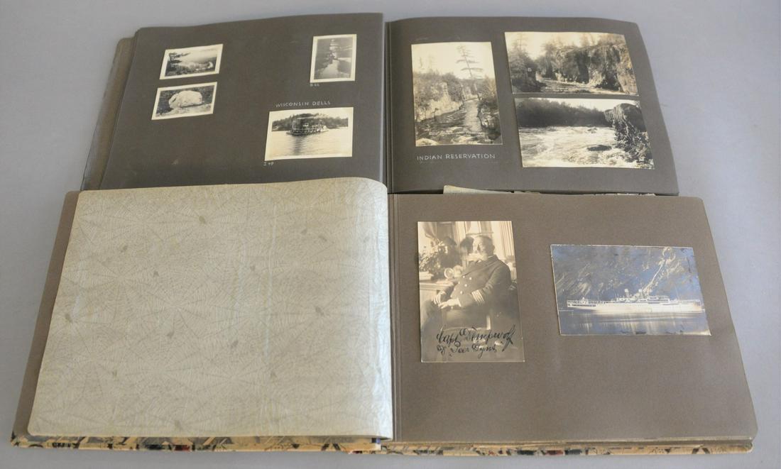 Two photo albums of early 20th C. photos including (1 of 5)