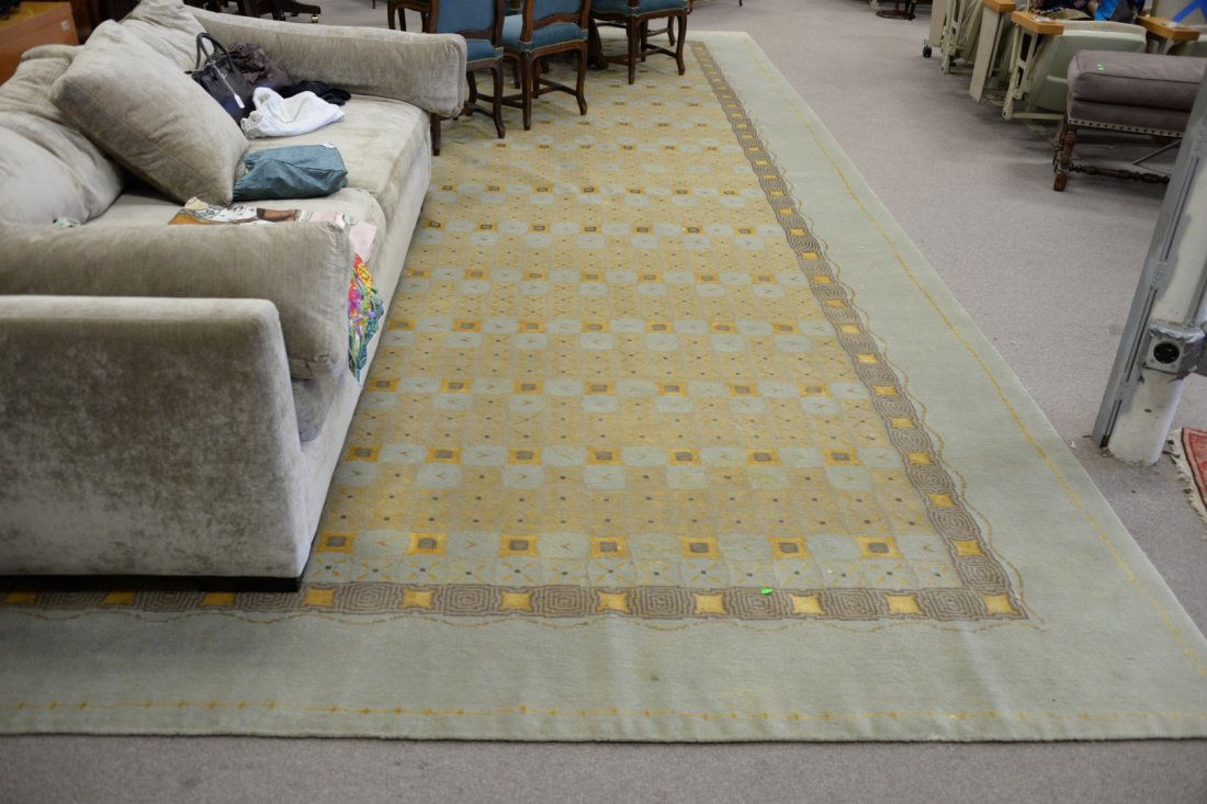 Large Contemporary room sized rug, 10'5" x 20' 7", one (1 of 5)