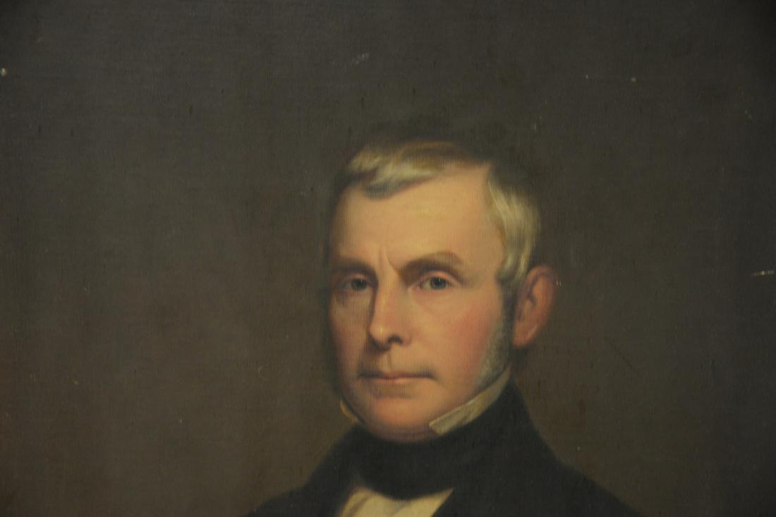 Attributed to Nicholas Biddle Kittell (American, 1822 -: Attributed to Nicholas Biddle Kittell (American, 1822 - 1894), oil on canvas attached to board, 19th century, portrait of Joseph M. Smith (1789 - 1866), unsigned.40 1/4" x 32 1/8".Catalog Note: Joseph