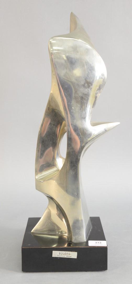 Seymour Meyer (American, 1914-2004), Bolero, polished: Seymour Meyer (American, 1914-2004), Bolero, polished Mid-century bronze, signed and numbered '4/9' on the underside, ht. 21 1/2".