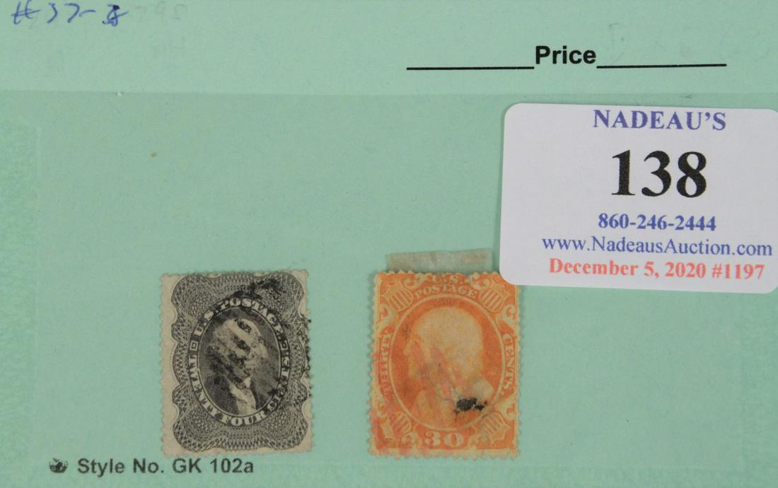 Twenty-four cent George Washington and thirty cent (1 of 3)