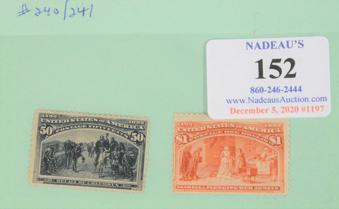 Fifty cent Columbian Exposition and one dollar (1 of 4)