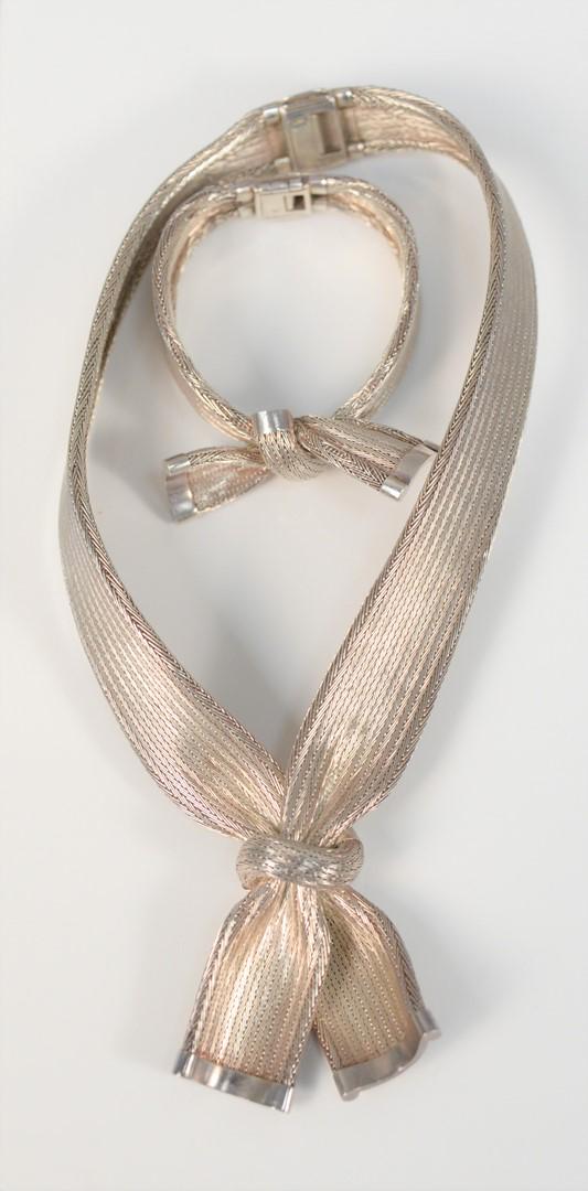 Custom sterling two piece set to include necklace and (1 of 4)