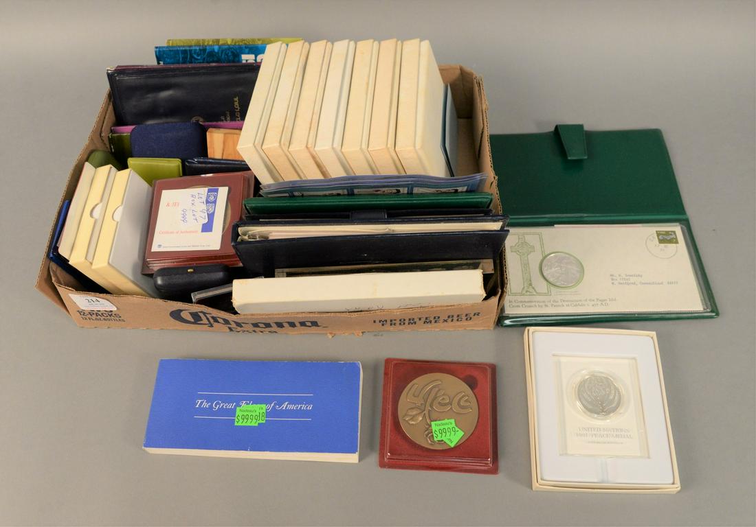 Coin lot to include, large box lot of St. Patrick's (1 of 4)