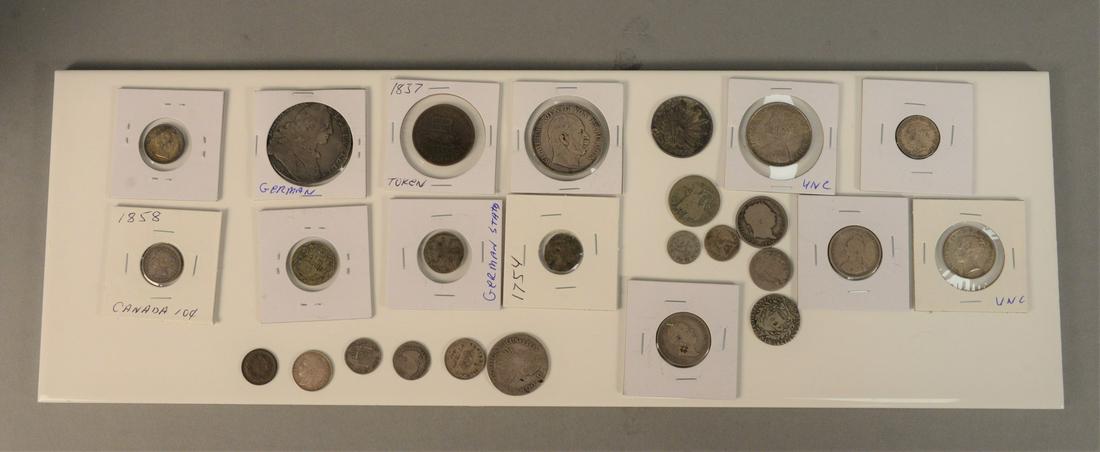 Great Britain 8 coin lot silver circulated to (1 of 4)