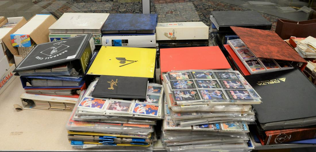 Approximately twenty-eight loose leaf binders of sports (1 of 9)