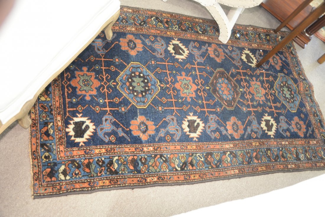Hamadan Oriental Throw Rug 3 (1 of 3)