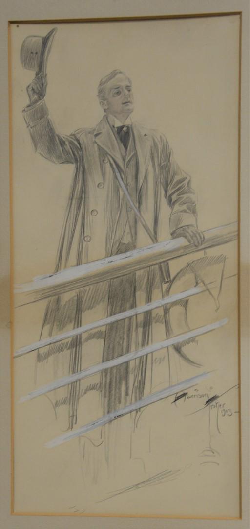 Harrison Fisher (American, 1875 - 1934) "Saying (1 of 3)