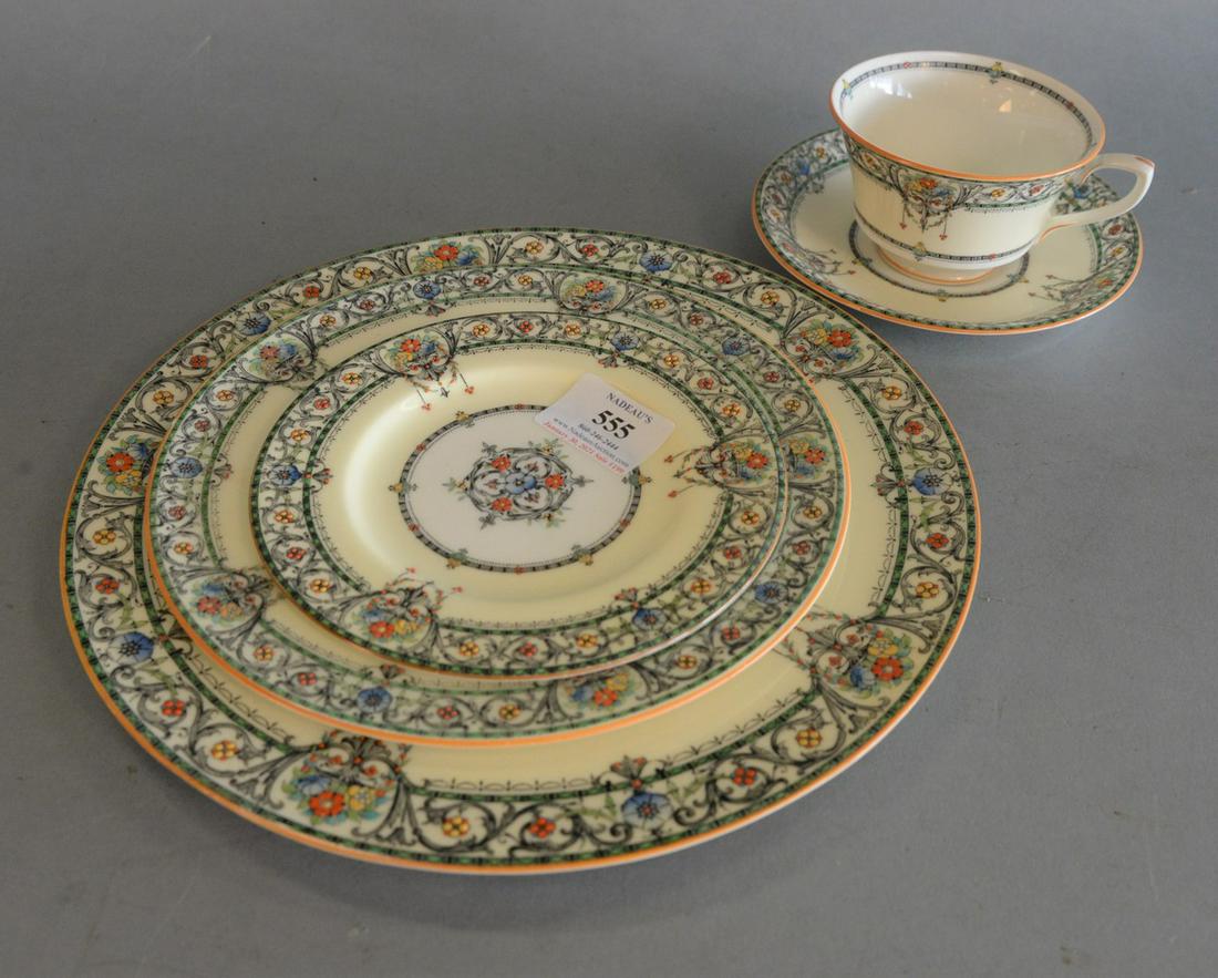 Fifty-five Piece Set of Royal Worcester "Chantilly" (1 of 5)