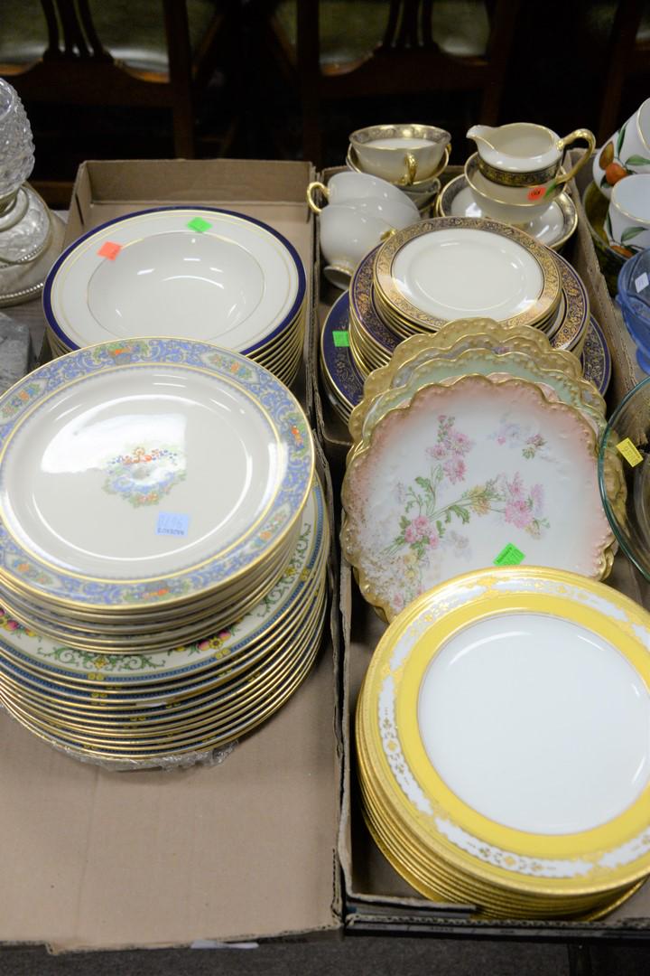 Large Group of mismatched Porcelain China to include (1 of 2)