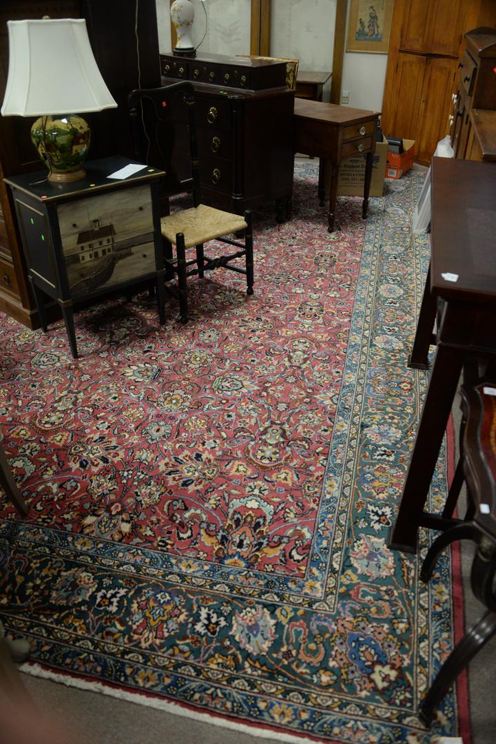 Turkish Oriental Carpet 13' x 16' 3" Provenance: (1 of 4)