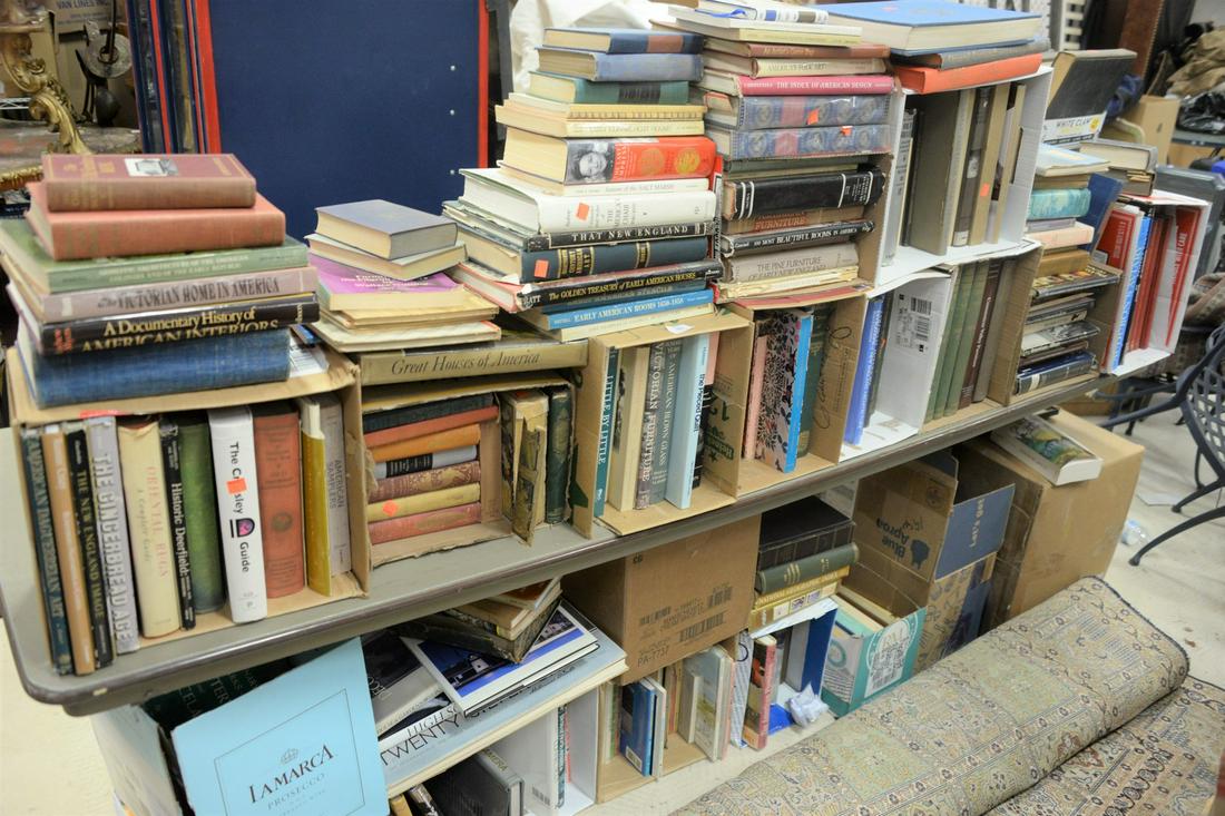 Table Lot of Books approximately eighteen boxes, many (1 of 3)
