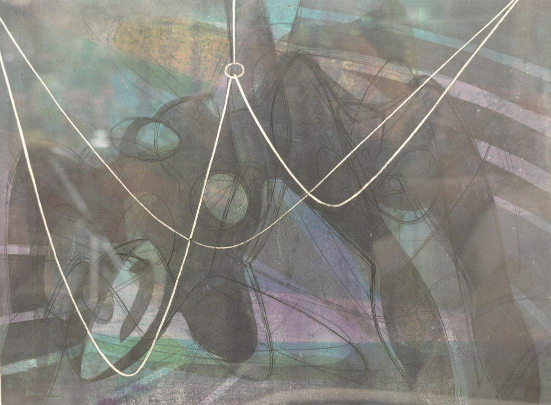 Stanley William Hayter (American, 1901 - 1988),: Stanley William Hayter (American, 1901 - 1988), untitled, engraving in colors on paper; signed, numbered '163/175', and titled indistinctly along the lower edge, image 14" x 18 1/2".