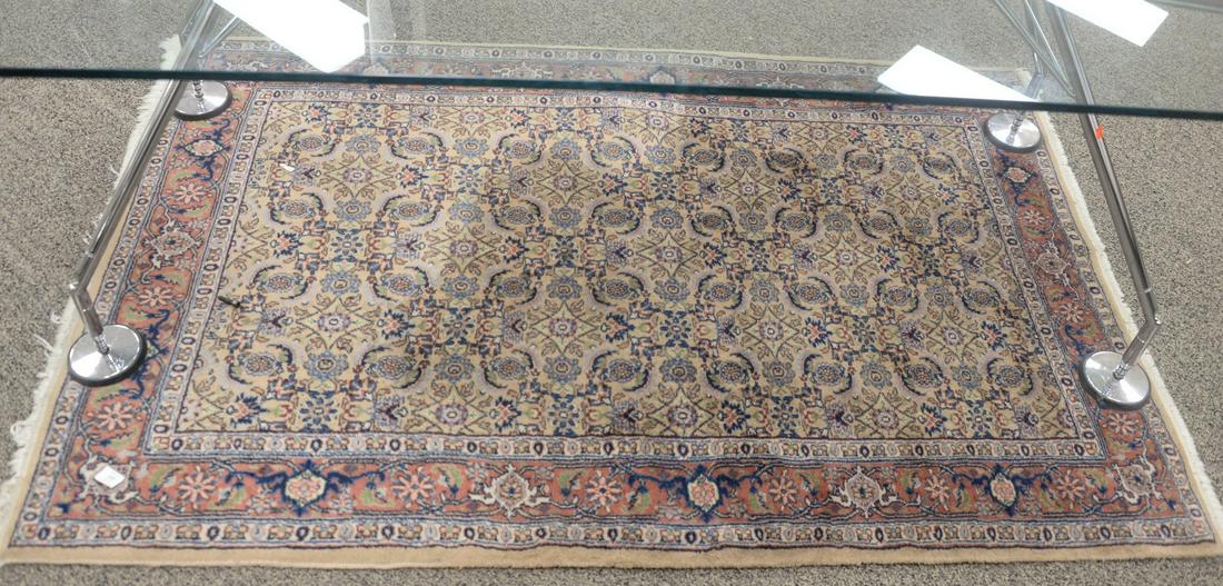 Oriental Area Rug, 4' x 6' 3". Provenance: The Estate: Oriental Area Rug, 4' x 6' 3". Provenance: The Estate of Alina Roisen, Park Avenue, New York.
